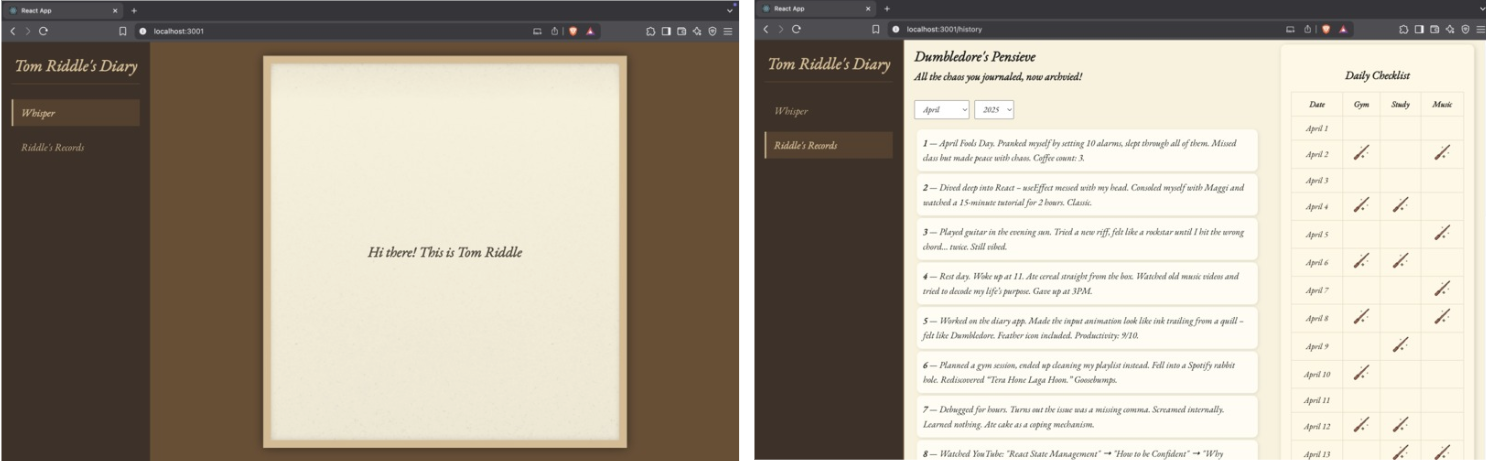 Tom-Riddle's Diary Project